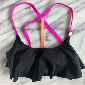 NWT PINK Victoria’s Secret Neon Bikini Top